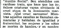 Comedores de Axuilio Social, Sotrondio 1937